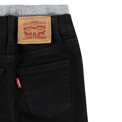 Levi'S Baby Boys' Straight Fit Jeans, Black Stretch, 24M