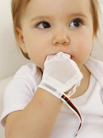 Thumb Sucking Stop For Kids Baby Thumb Sucking Guard Gloves Finger Sucking Stop Guard Anti Thumb Sucking Gloves(L)