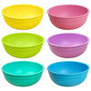 Re-Play Made In Usa 20 Oz. Reusable Plastic Bowls, Set Of 6 - Dishwasher And Microwave Safe Bowls For Snacks, Cereals, And Every