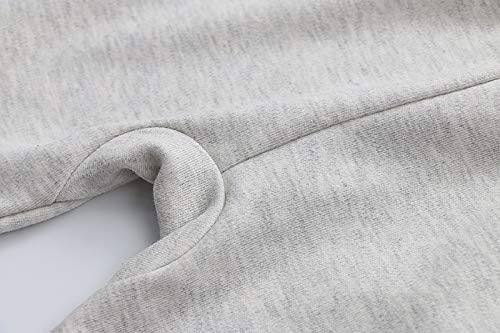 O2 Baby Organic Cotton Unisex Baby Jogger Pants, 3-Pack Pull-On Bottoms, Newborn Leggings (0-3 Months, Grey/White/Green)