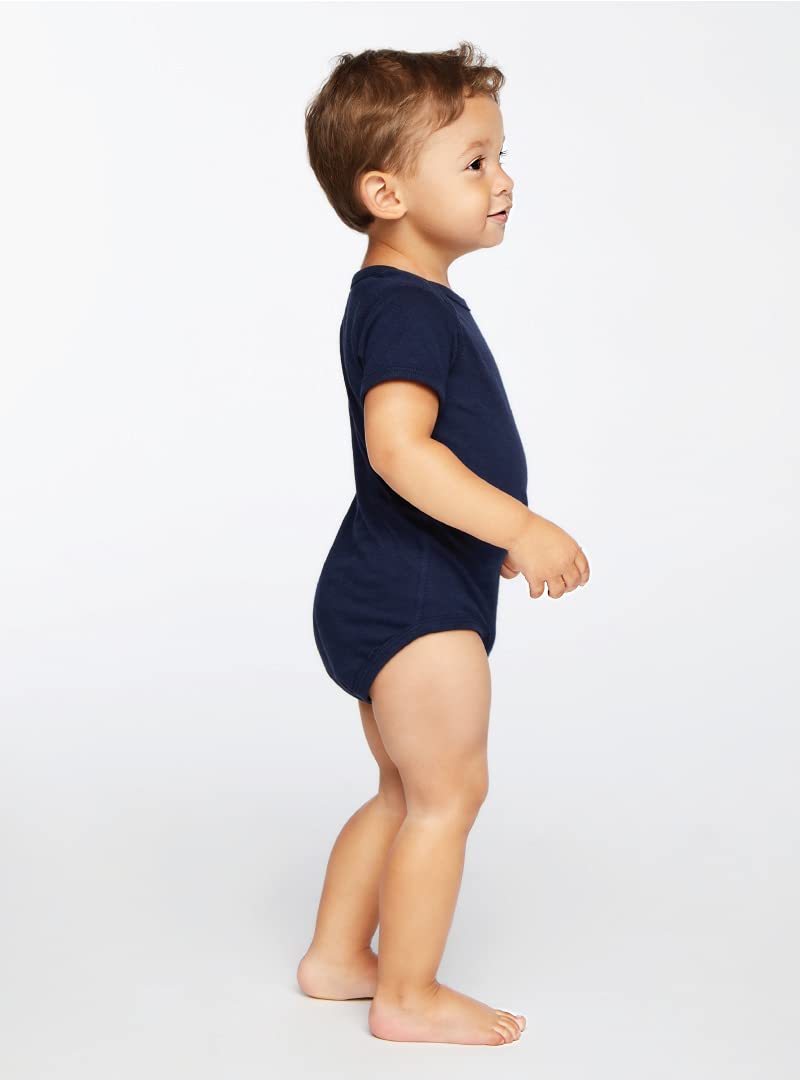 Rabbit Skins Baby Soft Fine Jersey Short Sleeve Bodysuit (4424) Kelly, 6M