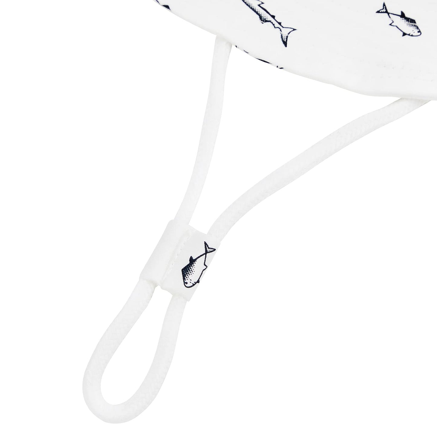 Durio Baby Girl Sun Hat Sun Protection Hats Wide Brim, Summer Hat Beach Hat Toddler Hats For Girls Boys C White Fish 0-3 Months