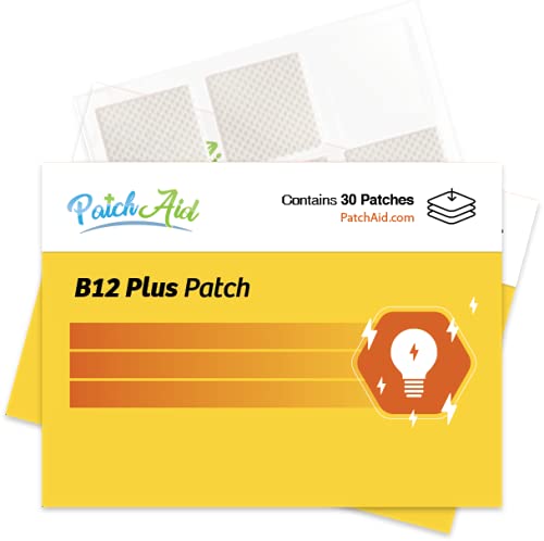 B12 Energy Plus Topical Patch By Patchaid (White) - Pack Of 2
