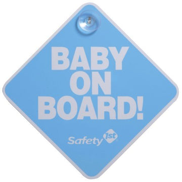 Safety 1St'Baby On Board' Sign - Color: Blue
