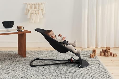 Babybjrn Bouncer Balance Soft, Woven, Black/Dark Gray
