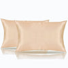 Toddler Pillowcase 14 X 20 2 Pack Satin Travel Size Pillow Cases Breathable Silky Soft Small Pillow Cases Flesh Color 14X20 Pill