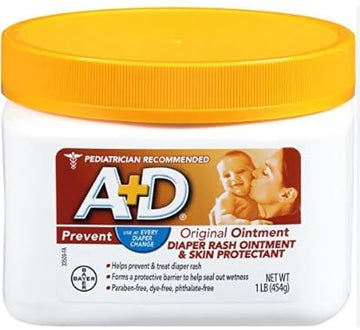 A&D Original Diaper Ointment Jar, (1Lb)