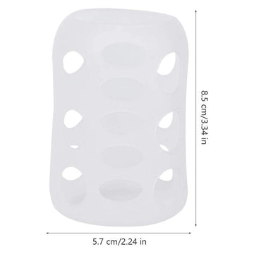 Garosa 3Pcs Silicone Sleeve Glass Milk Bottle Sleeve Silicone Wide Caliber Silicone Thermal Insulation Milk Bottle Cover Baby Su