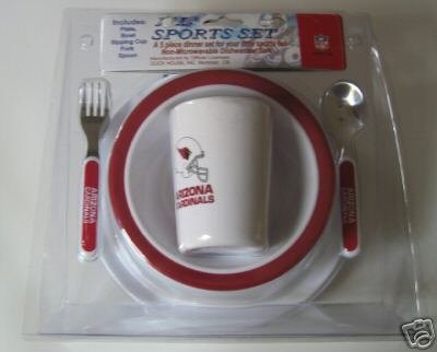 Nfl Arizona Cardinals Children'S Dinner Set