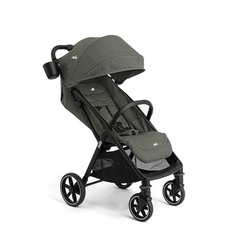 Joie Nutmeg And Rue Travel System - Travel Friendly Stroller With Automatic Fold, Lightweight Car Seat & Anti-Rebound Base (Ever