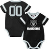 Nfl Oakland Raiders Team Jersey Bodysuit, Black/Silver Oakland Raiders, 0-3 Months (138781160Rad03M-003)