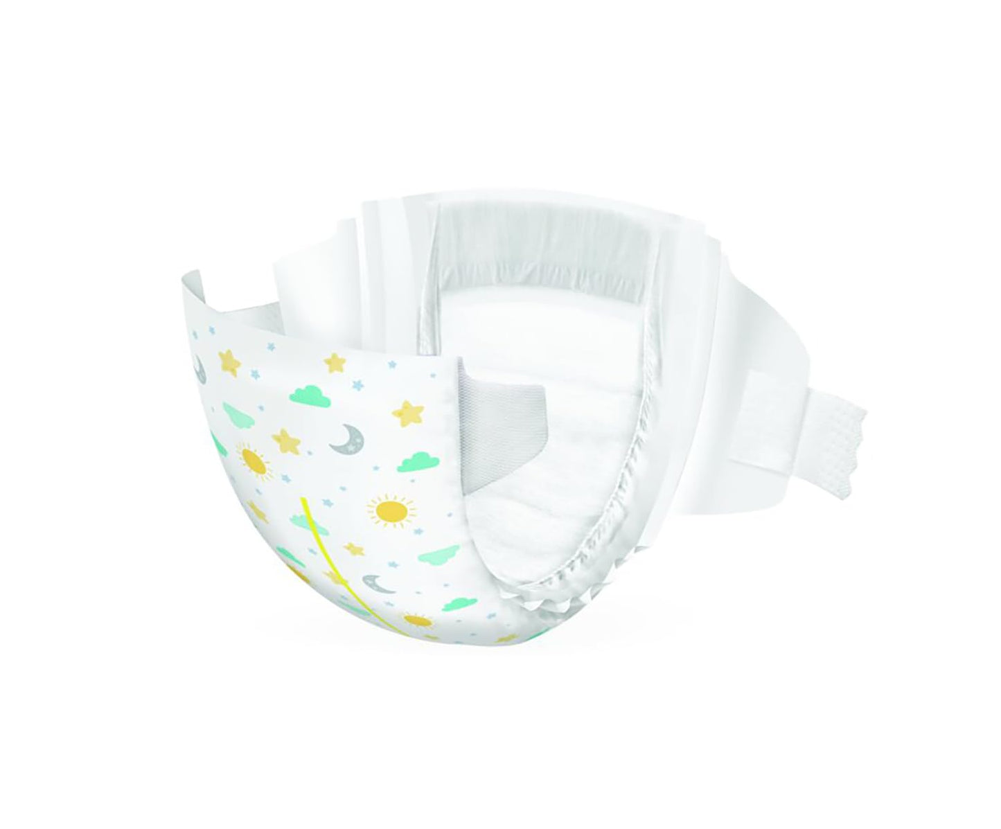 Medline Disposable Baby Diapers, Size N (Newborn), Under 10 Lbs, Case Of 200