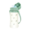GROSMIMI Slow Flow Toddler Tumbler Water Bottle BPA Free 10 oz. (Stainless Steel, Olive)