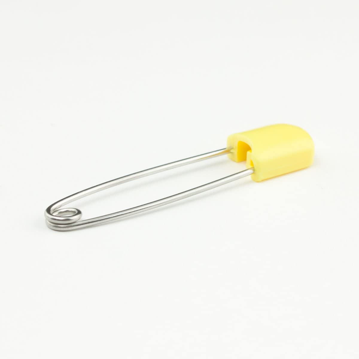 OsoCozy Diaper Pins - {Yellow} - Sturdy, Stainless Steel Diaper Pins with Safe Locking Closures - Use for Special Events, Crafts