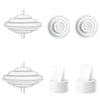 4Pcs Breast Pump Replacement Parts, 2Pcs Backflow Protector And 2Pcs Duckbill Valves For Spectra S2, S1, 9 Plus, Synergy Gold,Fo