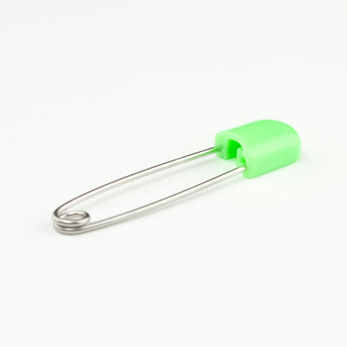 OsoCozy Diaper Pins - (Light Green) - Sturdy, Stainless Steel Diaper Pins with Safe Locking Closures - Use for Special Events, C