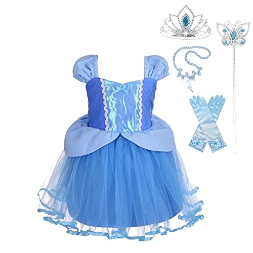 Dressy Daisy Princess Costumes Birthday Fancy Halloween Xmas Party Dresses Up For Little Girls With Accessories Size 5 107