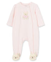 Little Me Baby-Girls Newborn Sweet Bear Footie, Light Pink, 9 Months
