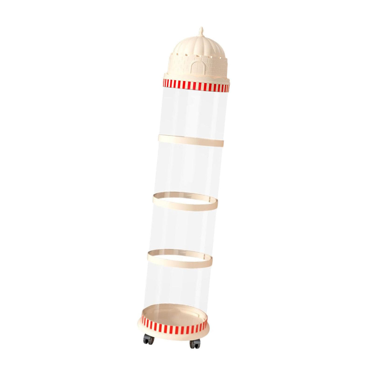 Merishopp Stuffed Animal Storage Vertical Toy Organizer for Nursery Playroom Kids Room 4 Layers