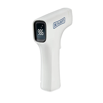 Dr. Talbot'S Easy Handle Non-Contact Infrared Thermometer With Led Screen, Fever Warning Indicator, Accurate 1 S Reading For Bab