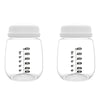 2Pcs Breast Pump Collection Bottles For Spectra S2 Spectra S1 Spectra 9 Plus Motif Luna Breast Pumps, 6.Oz 180Ml Reusable Wide N