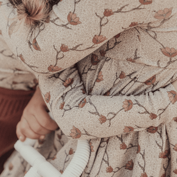 The Printed Long Sleeve Dress - Iris