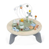 Janod J04402 Sweet Cocoon Wooden Activity Multi-Play Table Toddlers - Fine Motor Development - Non-Slip Feet - Water Painted and