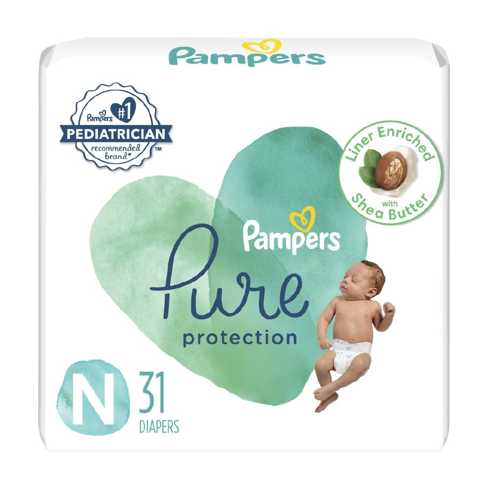 pampers Pure Protection Diaper Size 0 31 ct Old