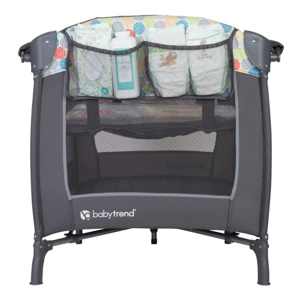 Baby Trend Lil' Snooze Deluxe Ii Nursery Center Playard, Funfetti