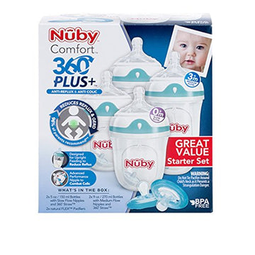 Nuby 360 Comfort Starter Set