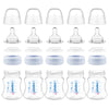 Maymom Wide-Mouth Milk Storage And Feeding Collection Bottle With Nipple, Dome Cap, Bottle Top, Sureseal Sealing Disk; Compatibl