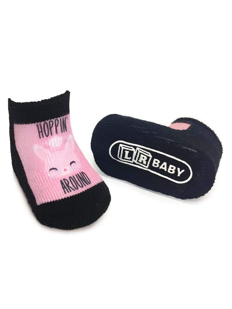Living Royal Themed Baby Socks, 3D Print, Colorful & Durable, One Size Fits Most, Made In Usa, Hoppin Around Design