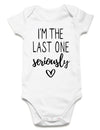 6-9 Month Boy Clothes I'M The Last One Seriously Romper Funny Bodysuit Baby Girls Cotton Outfit Letter Print Infant Bodysuit