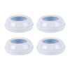 4-Pack Baby Bottle Rings For Philips Avent Natural Bottles, Baby Bottle Replacement Screw Ring Collars, Baby Bottle Nipple Rings