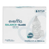 Evenflo Balance+ Glass Wide Neck Baby Bottles, Clear, 6 fl oz, 6 Pack