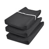 david's Kids 3 Pack Changing Pad Cover Set, Ultra Soft Breathable Cozy Microfiber Diaper Change Table Sheets for Baby Girls, Fit