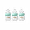 Glass Baby Bottles, Newborn Baby Bottle 4Oz/120Ml With Slow Flow Breast-Like Nipple For 0+, Anti Colic, Bpa Free, Blue/3Pack