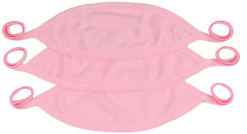 Tobeinstyle Babies' 3 Pack Comfortable Newborn Baby Belly Binder - Pink - One Size