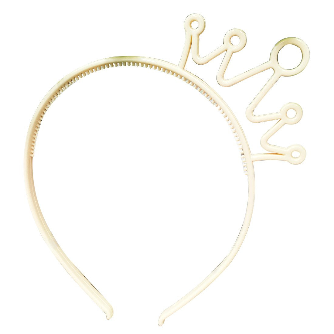 Xima 12Pcs Spring Colors Abs Plastic Material Crown Girls Headbands Tiaras Head Band Princess Children Headear Hair Accessory (S