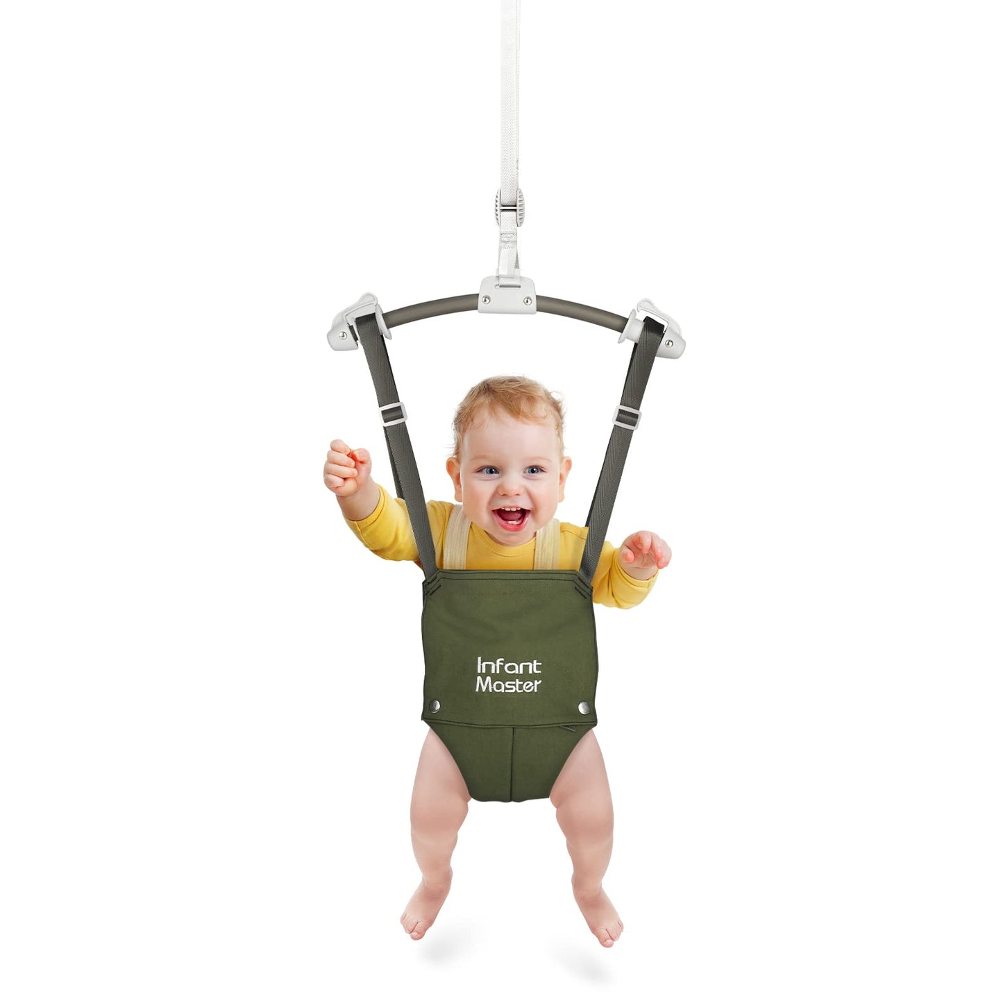 Infant Master Baby Doorway Jumper, Sturdy Baby Jumper Doorway With Adjustable Strap, Soft Baby Johnny Bouncer Seat Bag, Baby Doo