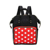 Exttlliy Baby Diaper Bag Backpack, Large Capacity Waterproof Multi-Function Fashion Polka Dots Travel Bag Pack, Nursing Bag(A)