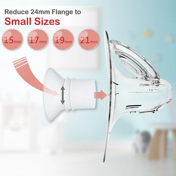 Nenesupply 21Mm Flange Insert Compatible With Elvie Flange Pump Parts Elvie Stride Flange Momcozy Medela Flange Spectra Willow R