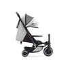 Smartrike Traveler Travel Stroller for Toddlers - Lightweight, Foldable & Compact Stroller with Near-Flat Recline, Everest Grey