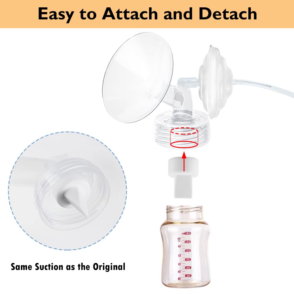 24Mm Flange And Duckbill Valve Compatible With Spectra S1 Spectra S2 Spectra9 Plus Synergy Gold Breast Pump, Spectra Pump Parts