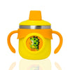 angaakar Stainless Steel Sipper Bottle with Straw 260ml (Yellow)