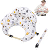 Snowie Soft Baby Feeding Pillow For Mom Breastfeeding, Nursing Pillow With Infant Support Cushion, Multi Nursing Pad With Remova