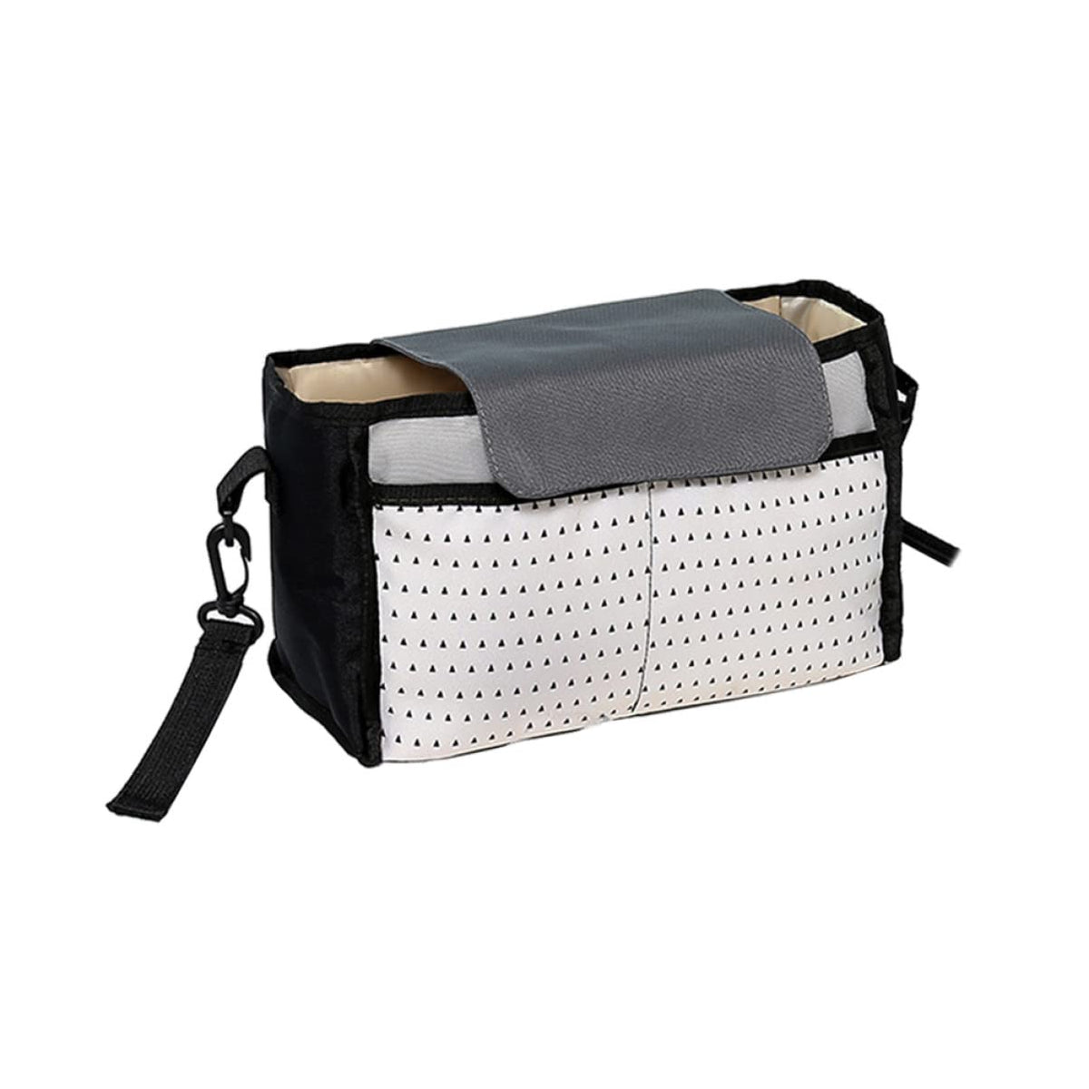 Zerodeko Stroller Organizer Bag Baby Carriage Storage Bag Cup Holder Diaper Caddy for Milk Bottles Toys and
