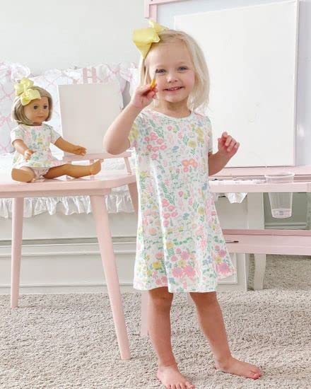 Wee Ones Girls' Classic Grosgrain Hair Bow With Plain Wrap Center On A Weestay Hair Clip, Handmade, Medium Sized Bow, Light Navy