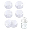 (6-Pcs) Travel Bottle Caps Compatible With Avent Bottles-Baby Bottle Lid-Bottle Lids Replacement-Rewritable Sealing Discs For Av