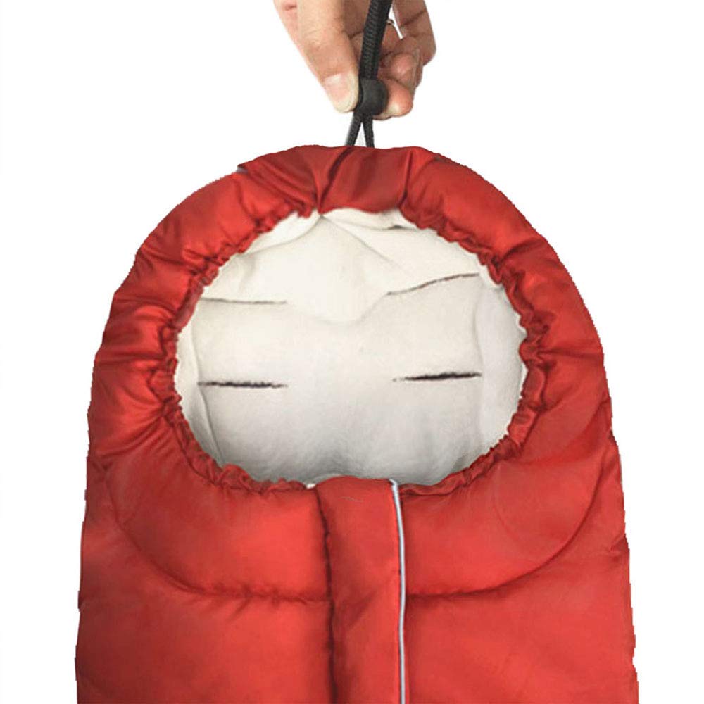 Winter Outdoor Tour Waterproof Baby Stroller Footmuff, Cozy Warm Toddler Sleeping Bag For Most Pushchair, Jogger, Strap Position